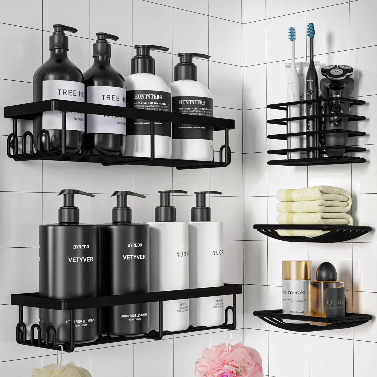 Organizador de baño (5 piezas)