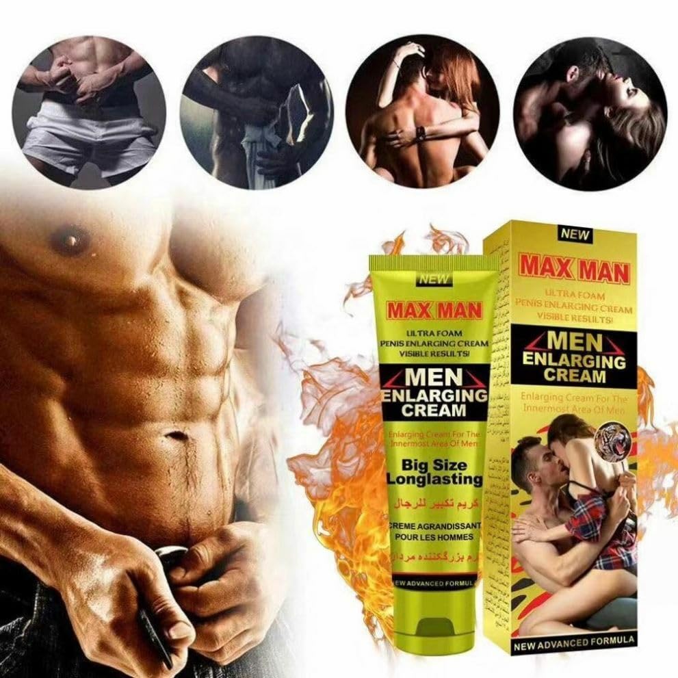 GEL SEXUAL PARA HOMBRES ALARGADOR MAX MAN 50G SIN SABOR