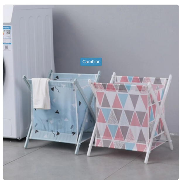 CANASTA PLEGABLE PARA ROPA SUCIA O ORGANIZADOR DE JUGUETES