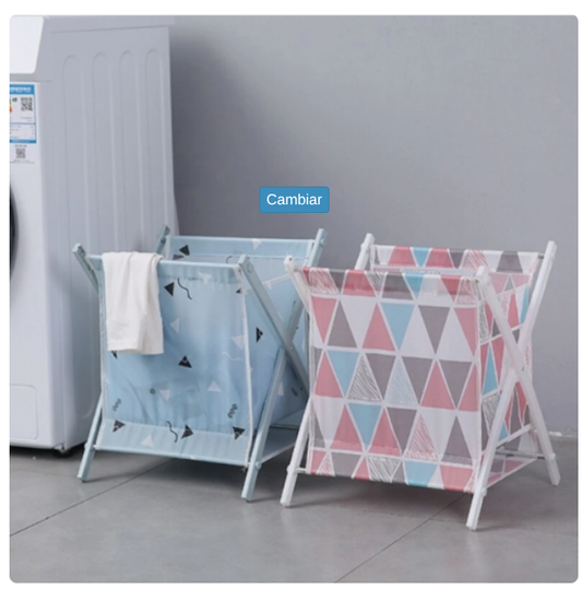 CANASTA PLEGABLE PARA ROPA SUCIA O ORGANIZADOR DE JUGUETES